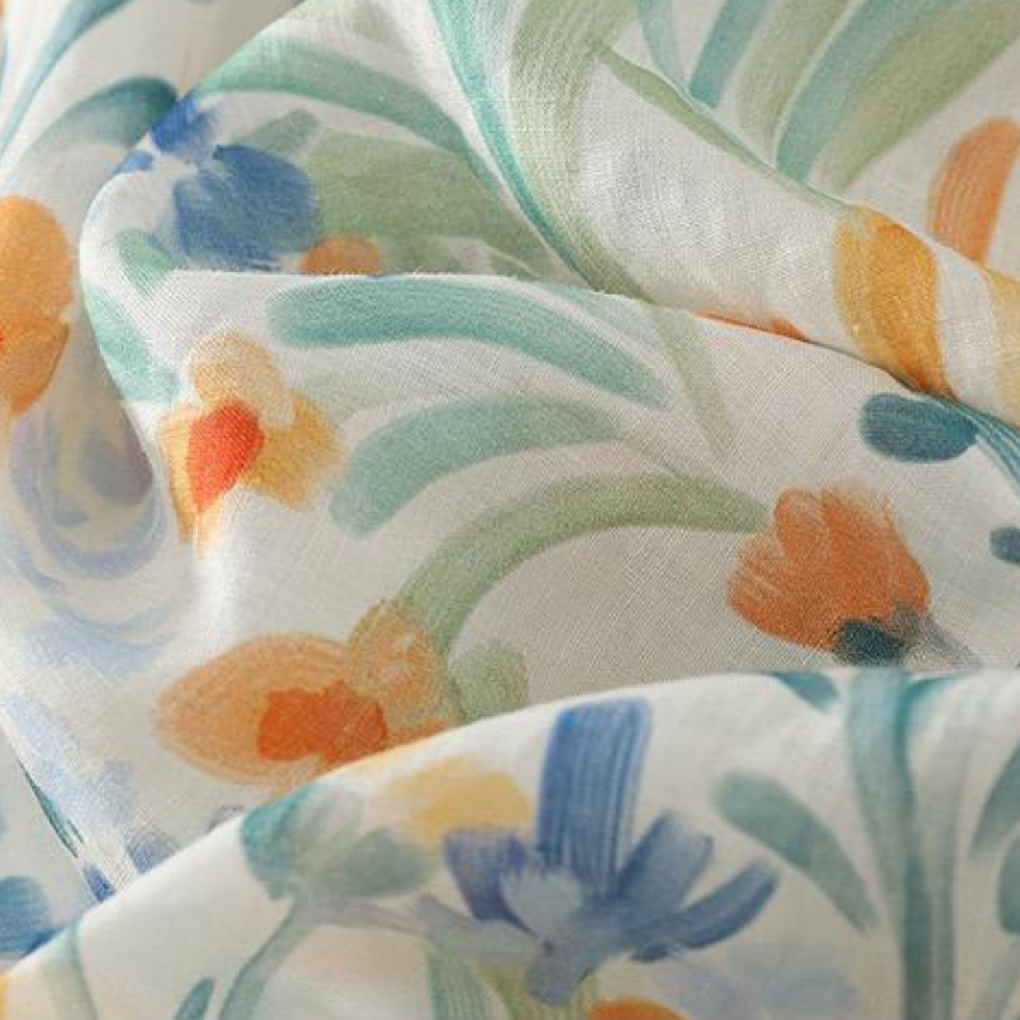 Pure Cotton Digital Leaf Printed Full Sleeve Casual Shirt
