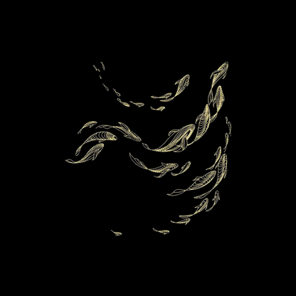 Golden School of Fish Oversized T-Shirt