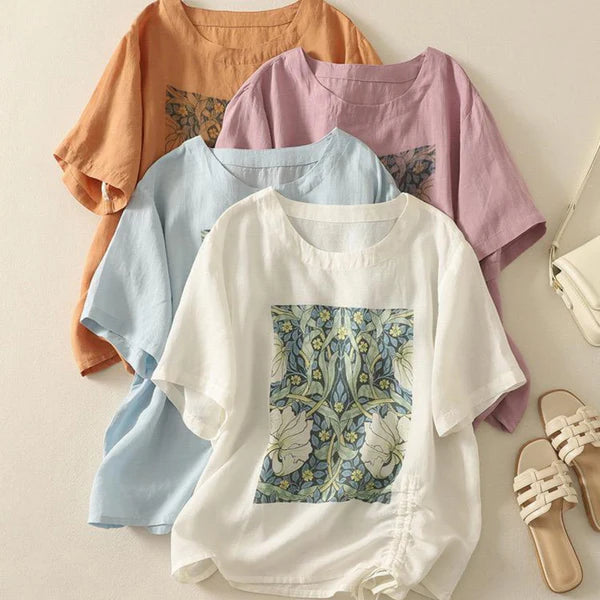 Pure Cotton Printed Women's Top