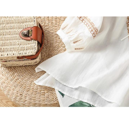 Soft Cotton Ethnic Embroidery Tunic