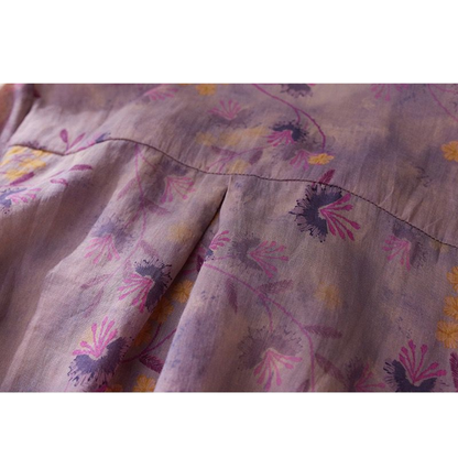 Pure Cotton Floral Printed Casual Shirt