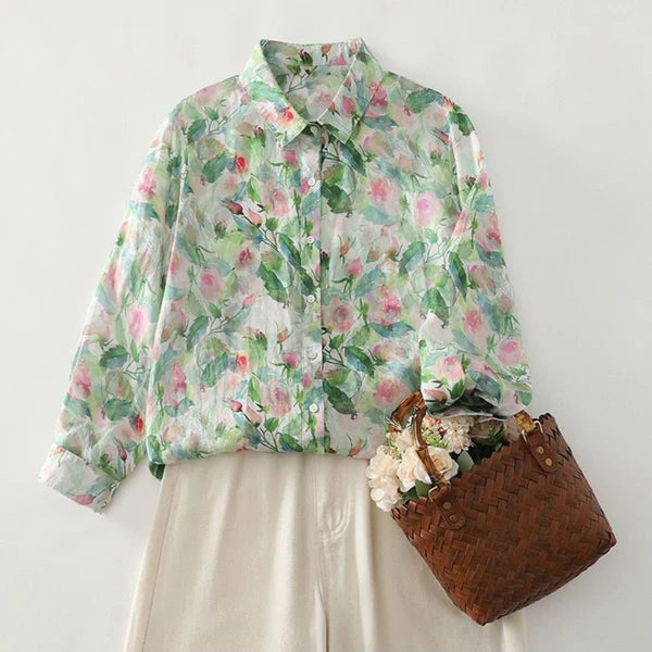 Pure Cotton Printed Full Sleeve Casual Shirt