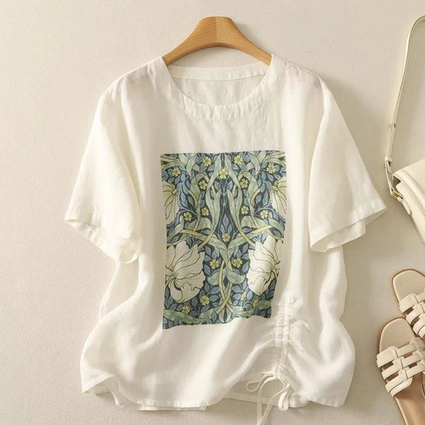 Pure Cotton Printed Women's Top