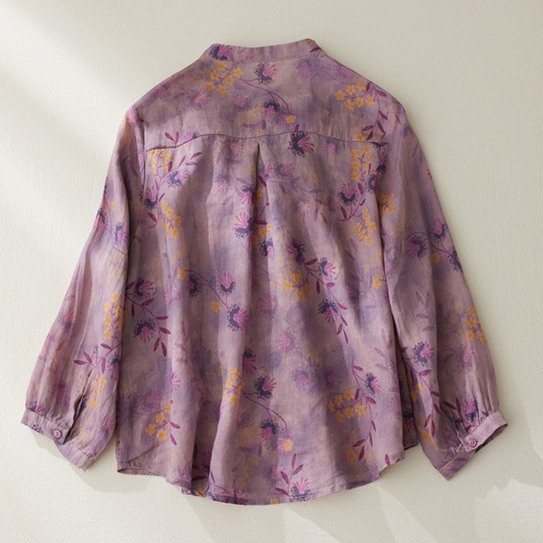 Pure Cotton Floral Printed Casual Shirt