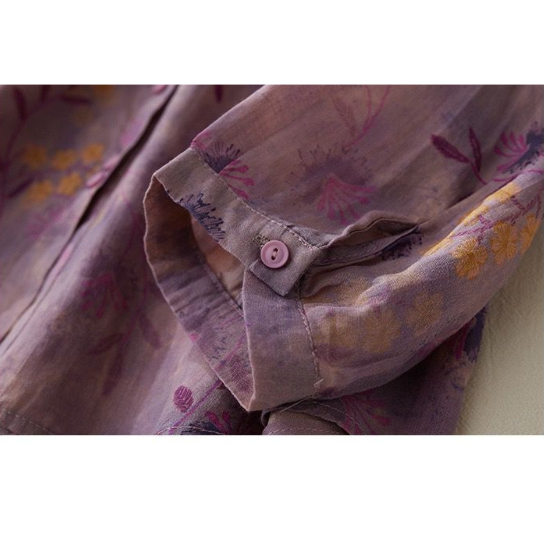 Pure Cotton Floral Printed Casual Shirt