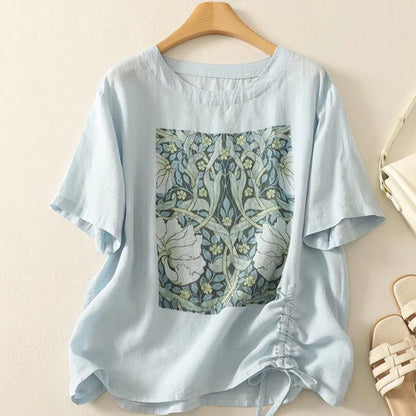 Pure Cotton Printed Women's Top