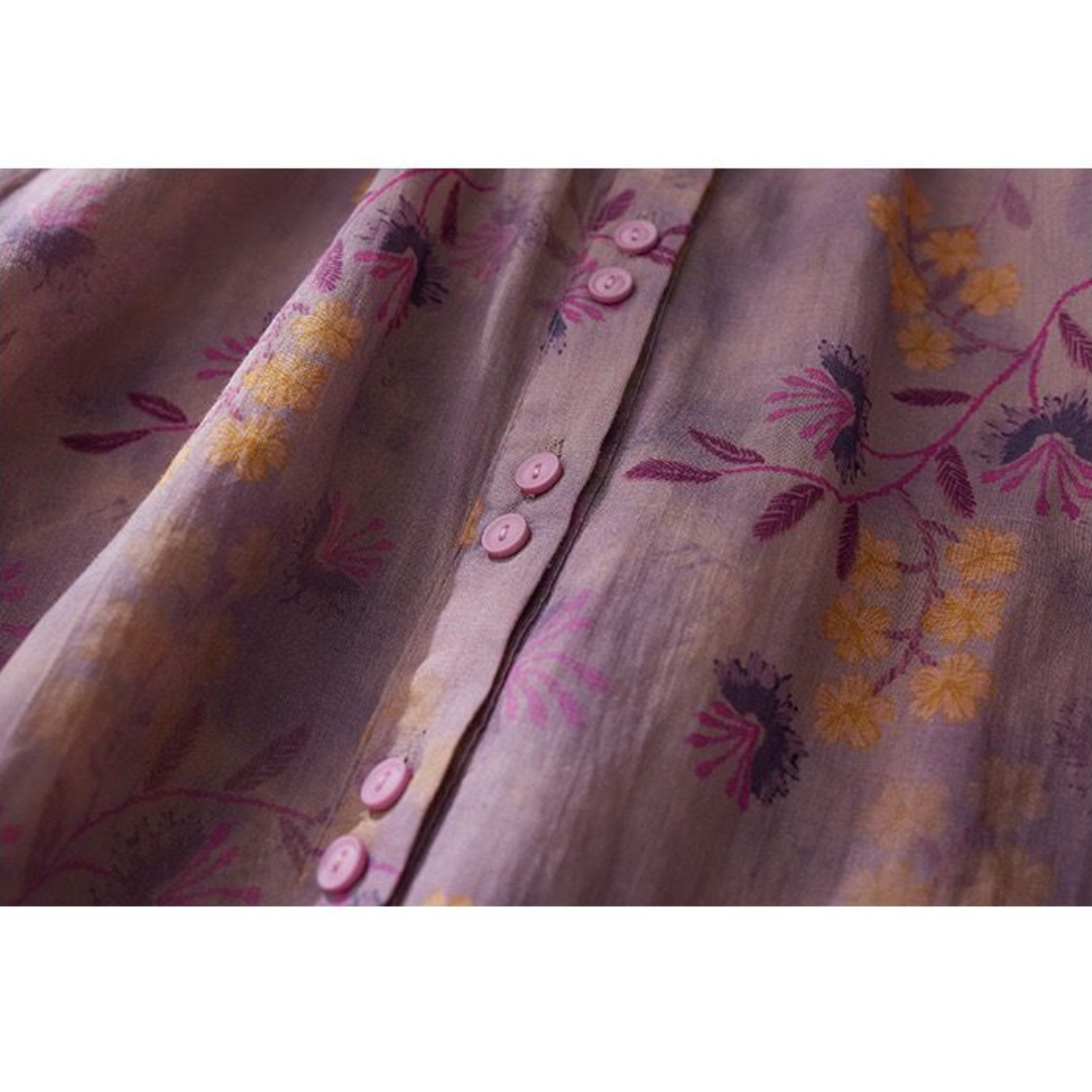 Pure Cotton Floral Printed Casual Shirt