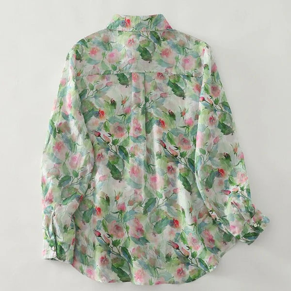 Pure Cotton Printed Full Sleeve Casual Shirt