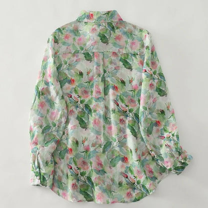 Pure Cotton Printed Full Sleeve Casual Shirt