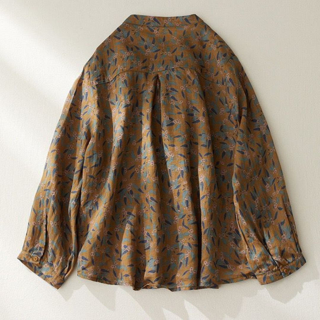 Pure Cotton Floral Printed Casual Shirt