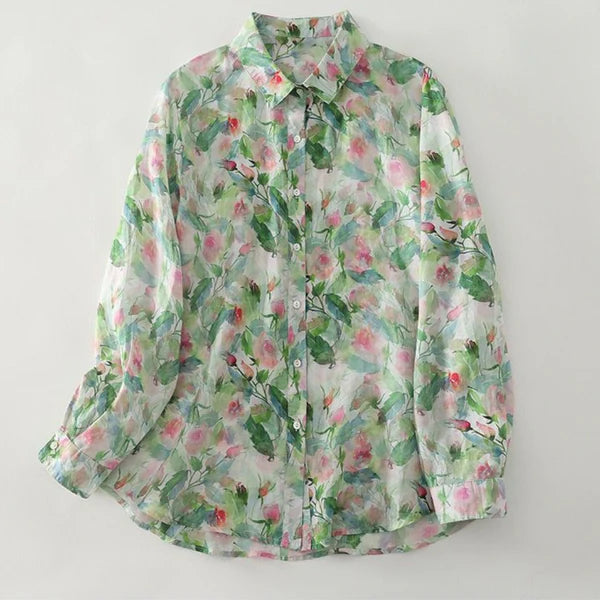 Pure Cotton Printed Full Sleeve Casual Shirt