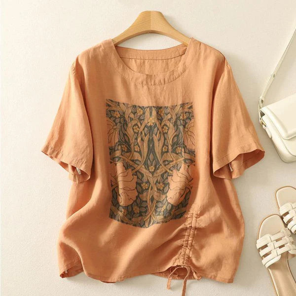 Pure Cotton Printed Women's Top