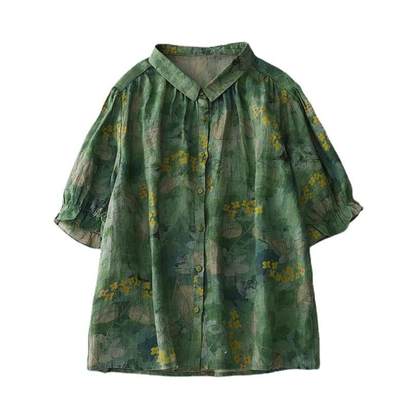 Pure Cotton Digital Printed Women Shirt