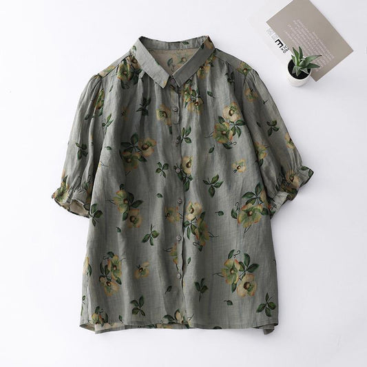 Pure Cotton Digital Printed Women Shirt