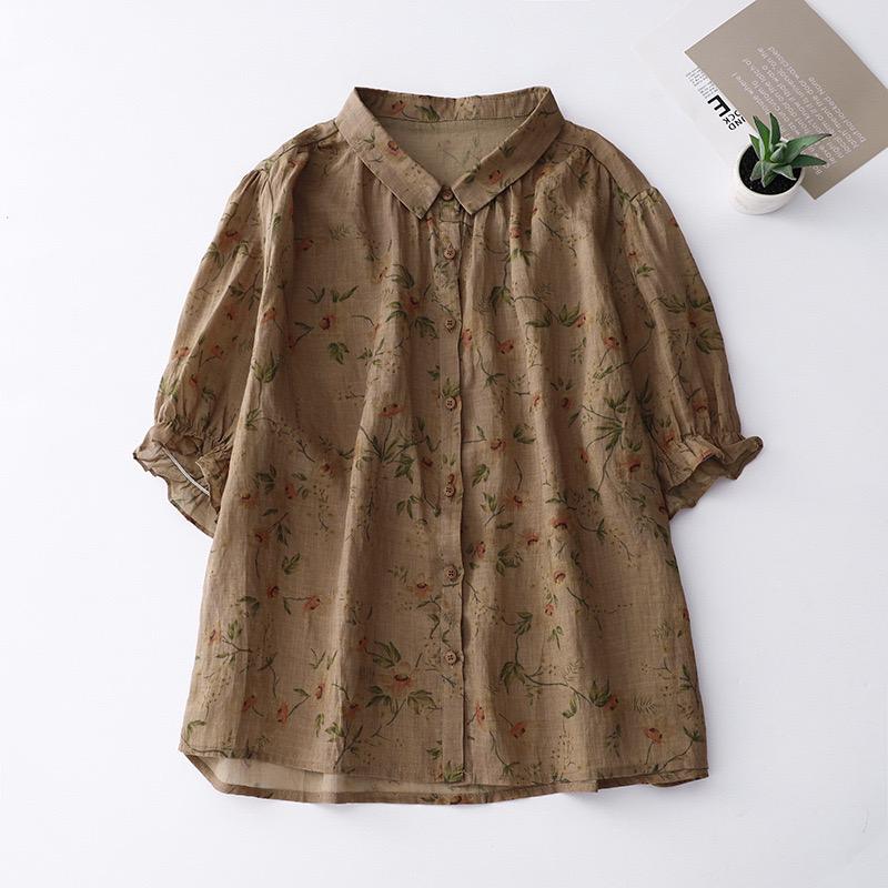 Pure Cotton Digital Printed Women Shirt