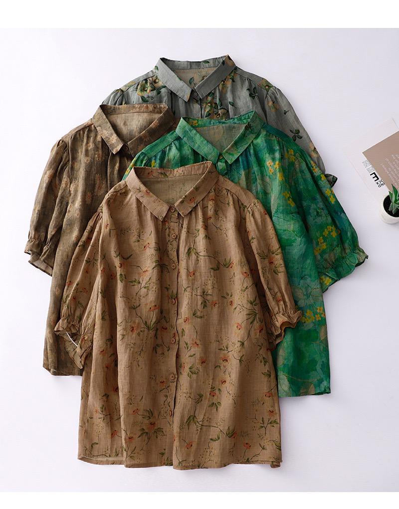 Pure Cotton Digital Printed Women Shirt