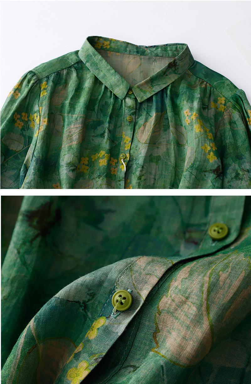 Pure Cotton Digital Printed Women Shirt