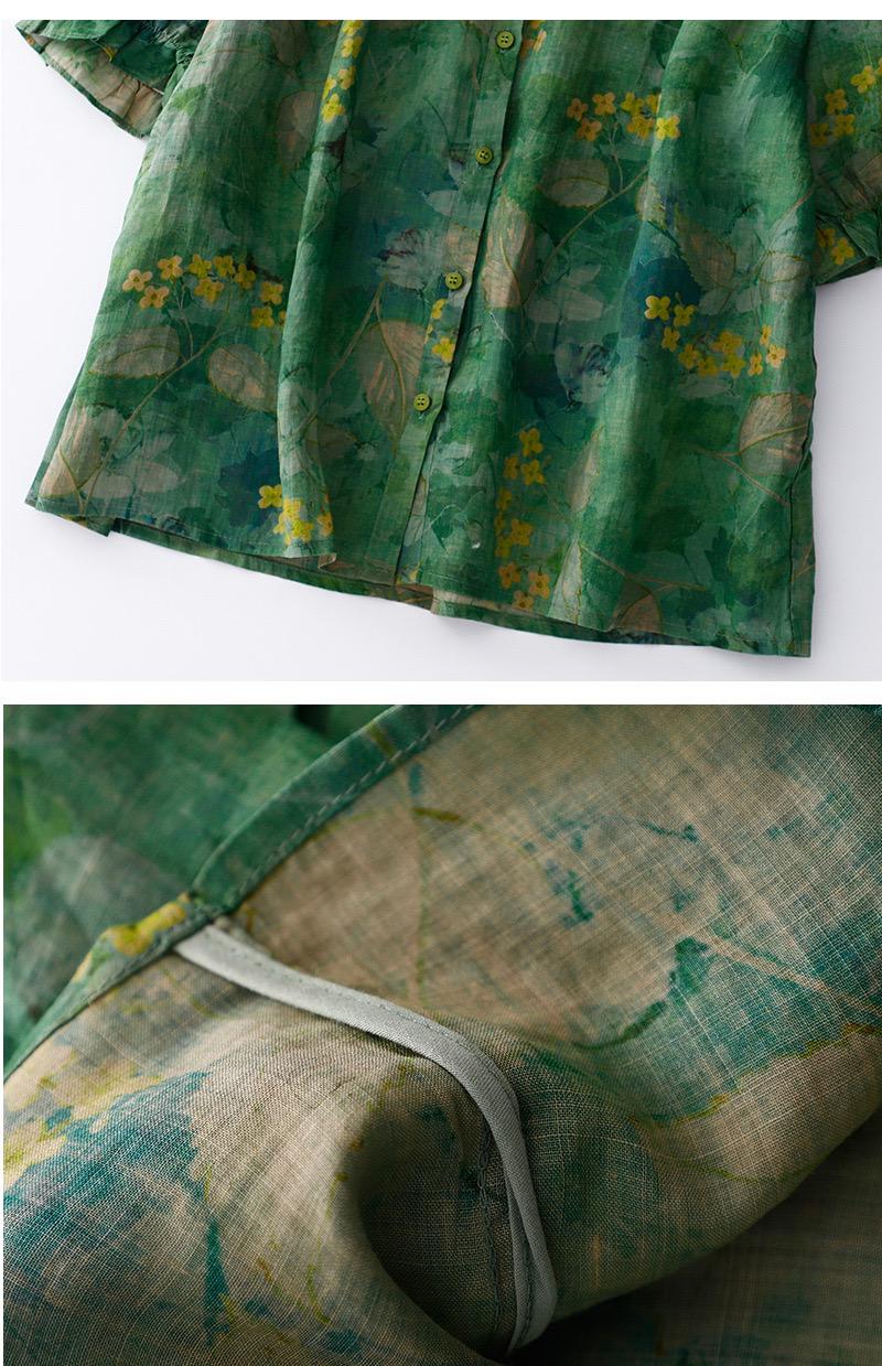 Pure Cotton Digital Printed Women Shirt