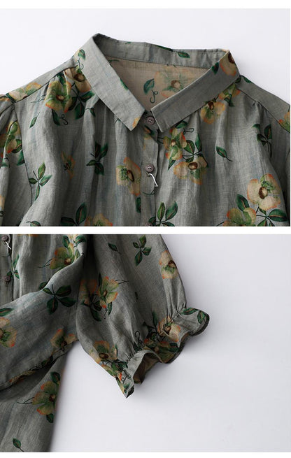 Pure Cotton Digital Printed Women Shirt