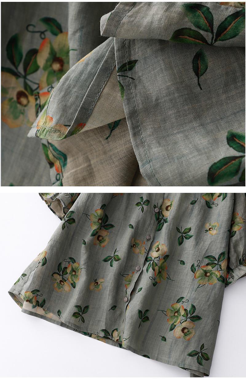 Pure Cotton Digital Printed Women Shirt