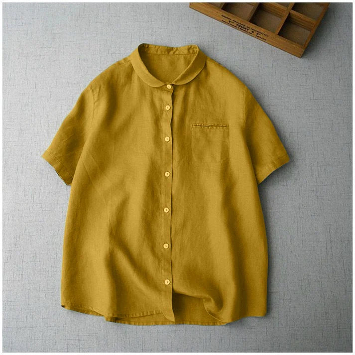 Classic 100% Pure Cotton Plain Shirt with Chest Pocket