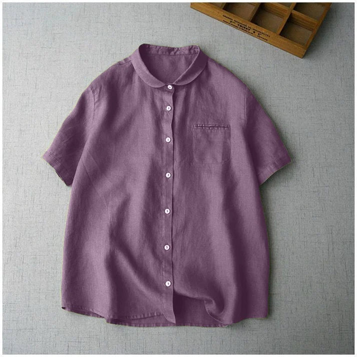 Classic 100% Pure Cotton Plain Shirt with Chest Pocket