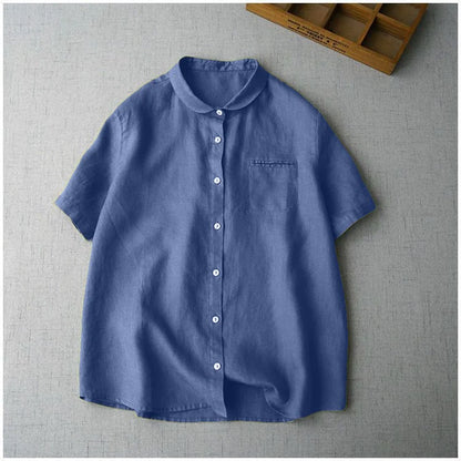 Classic 100% Pure Cotton Plain Shirt with Chest Pocket