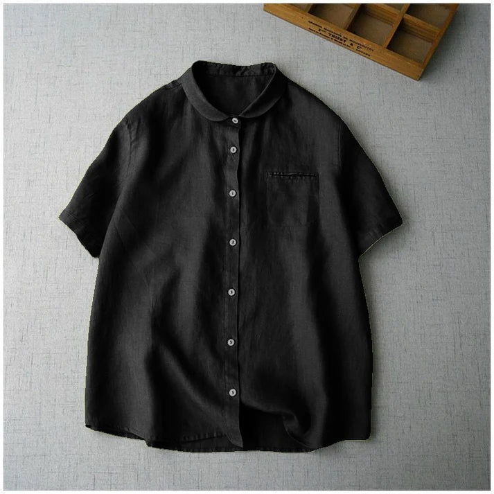 Classic 100% Pure Cotton Plain Shirt with Chest Pocket