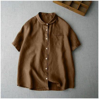 Classic 100% Pure Cotton Plain Shirt with Chest Pocket
